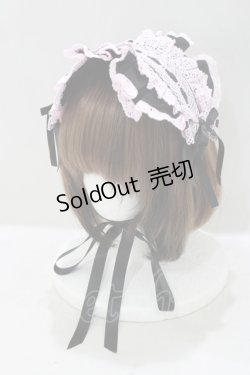 画像1: BABY,THE STARS SHINE BRIGHT / mary・marryヘッドドレス  ブラック/ピンク H-25-05-12-068-BA-AC-NS-ZH