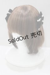 DearMyLove / Emilyハートチャームリボンツインクリップ2個セット  ブラック H-25-05-12-069-EL-AC-NS-ZH
