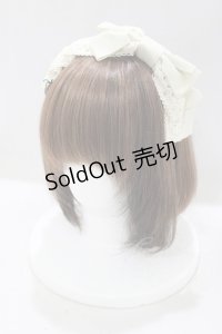Innocent World / グログランタックリボンカチューシャ  アイボリー H-25-05-12-071-IW-AC-NS-ZH