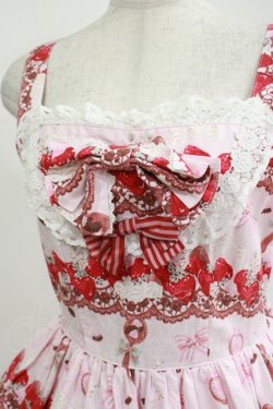 画像5: BABY,THE STARS SHINE BRIGHT / Creamy Berry Fairy Dream柄ジャンパースカートI Free ピンク H-25-05-12-005-BA-OP-NS-ZH