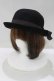 画像1: Amavel / フェルトハット  ブラック H-25-05-12-074-CA-AC-NS-ZH (1)
