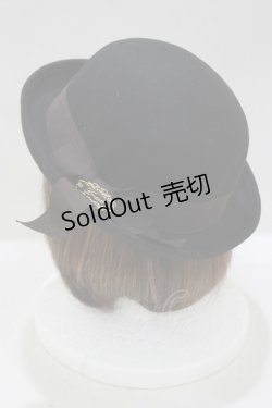 画像2: Amavel / フェルトハット  ブラック H-25-05-12-074-CA-AC-NS-ZH