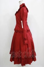画像2: Victorian maiden / ノーブルコットンドレス Free ボルドー H-25-05-12-007-CL-OP-NS-ZH (2)