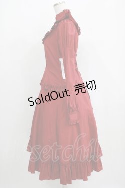 画像2: Victorian maiden / ノーブルコットンドレス Free ボルドー H-25-05-12-007-CL-OP-NS-ZH