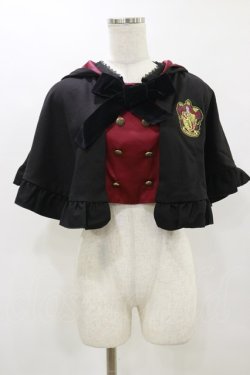 画像1: ATELIER PIERROT / ハリー・ポッター ダブルボタン2Wayケープ  グリフィンドール（レッド） H-25-05-12-2004-EL-JA-KB-ZH