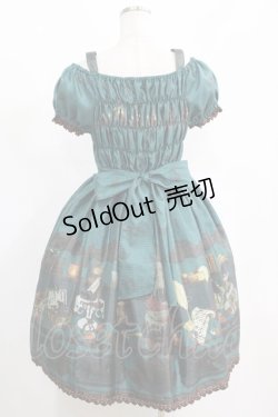 画像3: ALICE and the PIRATES / CHOcOlate addiction 〜with your SweEt Memories〜柄ワンピース Free エメラルド×茶レース H-25-05-12-001-PA-OP-NS-ZH