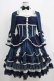 画像1: Angelic Pretty / ローズガーデンプリンセスワンピース free 紺 H-25-05-12-009-AP-OP-NS-ZH (1)