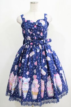 画像1: Angelic Pretty / Decoration Ice Creamジャンパースカート Free  H-25-05-12-011-AP-OP-NS-ZH