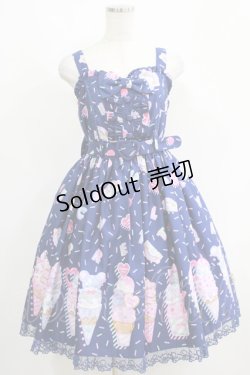 画像1: Angelic Pretty / Decoration Ice Creamジャンパースカート Free  H-25-05-12-011-AP-OP-NS-ZH