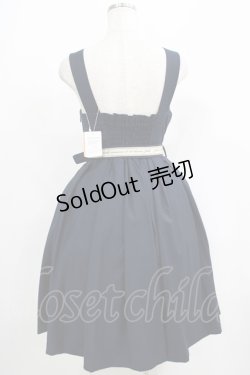 画像3: Fi.n.t / ロゴテープベルト使いジャンスカ Free NAVY H-25-05-12-013-CA-OP-NS-ZH