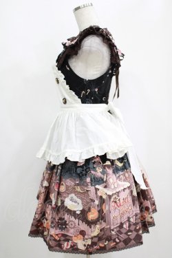 画像2: ALICE and the PIRATES / Tricky Nightmare Factory柄ジャンパースカートI Free ブラック H-25-05-12-002-PA-OP-NS-ZH