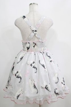 画像3: To Alice / ねこプリントサスペンダースカート S オフ H-25-05-12-017-LO-SK-NS-ZH