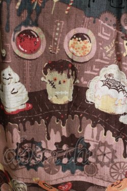 画像4: ALICE and the PIRATES / Tricky Nightmare Factory柄ジャンパースカートI Free ブラック H-25-05-12-002-PA-OP-NS-ZH