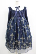 Angelic Pretty / Holy Rosaryワンピース Free ネイビー H-25-05-12-022-AP-OP-NS-ZH