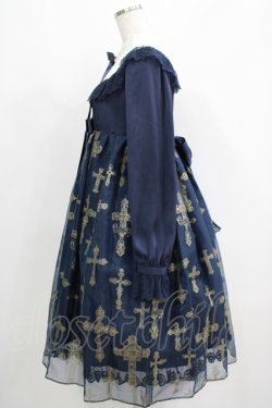 画像2: Angelic Pretty / Holy Rosaryワンピース Free ネイビー H-25-05-12-022-AP-OP-NS-ZH