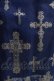 画像4: Angelic Pretty / Holy Rosaryワンピース Free ネイビー H-25-05-12-022-AP-OP-NS-ZH (4)