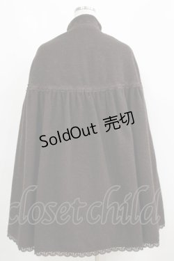 画像3: Innocent World / リボンレーススタンドカラーマント Free ショコラ H-25-05-12-024-IW-CO-NS-ZT-C029