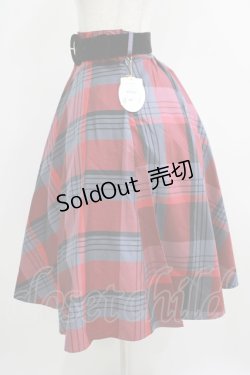画像2: an another angelus / ビッグチェックフレアースカート Free RED H-25-05-12-025-CA-SK-NS-ZH