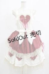 BABY,THE STARS SHINE BRIGHT / [受注生産]ハートの女王ジャンパースカート Free オフ H-25-05-13-001-BA-OP-NS-ZH