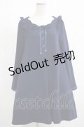 Amavel / スカラップワンピース Free ネイビー H-25-05-13-027-CA-OP-NS-ZH