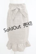 Ank Rouge / チェックスカート M ブラウン H-25-05-13-040-CA-SK-NS-ZH