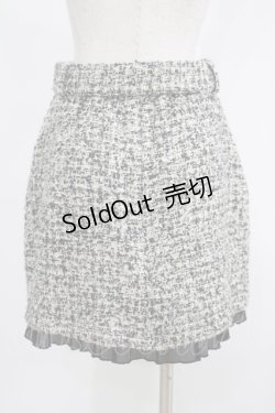 画像3: Ank Rouge / プリーツフリルツイードスカート M ブラック H-25-05-13-042-CA-SK-NS-ZH