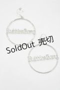 Bubbles / ロゴサークルピアス  シルバー H-25-05-13-048-CA-AC-NS-ZH