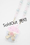 Angelic Pretty / Bunnyカップケーキネックレス  サックス H-25-05-13-049-AP-AC-NS-ZH