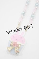 Angelic Pretty / Bunnyカップケーキネックレス  サックス H-25-05-13-049-AP-AC-NS-ZH