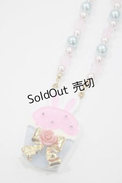 画像1: Angelic Pretty / Bunnyカップケーキネックレス  サックス H-25-05-13-049-AP-AC-NS-ZH