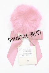 Maison de FLEUR / ポンポンバッグチャーム  ピンク H-25-05-13-053-LO-ZA-NS-ZH