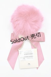 Maison de FLEUR / ポンポンバッグチャーム  ピンク H-25-05-13-053-LO-ZA-NS-ZH