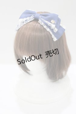 画像1: Amavel / Classique Dolly Ribbon スリーピン  ブルー H-25-05-13-058-CA-AC-NS-ZH