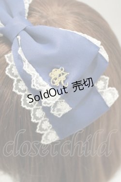 画像2: Amavel / Classique Dolly Ribbon スリーピン  ブルー H-25-05-13-058-CA-AC-NS-ZH