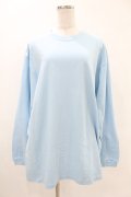 NieR Clothing / BACK PRINT CUTSEW  ブルー H-25-05-13-1048-PU-TO-KB-ZH