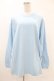 画像1: NieR Clothing / BACK PRINT CUTSEW  ブルー H-25-05-13-1048-PU-TO-KB-ZH (1)