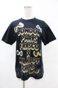 MILKBOY / プリントTee S ブラック×ゴールド H-25-05-13-1050-MB-TO-KB-ZH