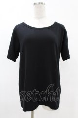 GLAD NEWS / バックプリントTシャツ  黒 H-25-05-13-1051-GL-TO-KB-ZH