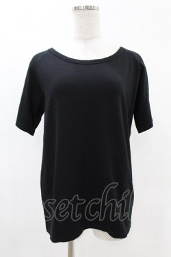 画像1: GLAD NEWS / バックプリントTシャツ  黒 H-25-05-13-1051-GL-TO-KB-ZH