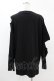 画像2: NieR Clothing / アシメカット長袖カットソー  黒 H-25-05-13-1052-PU-TO-KB-ZH (2)