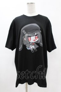 NieR Clothing / 擬人化プリントCOTTON CUTSEW XL 黒 H-25-05-13-1053-PU-TO-KB-ZH