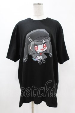 画像1: NieR Clothing / 擬人化プリントCOTTON CUTSEW XL 黒 H-25-05-13-1053-PU-TO-KB-ZH