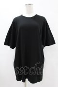 NieR Clothing / プリントCOTTON CUTSEW XL 黒 H-25-05-13-1054-PU-TO-KB-ZH
