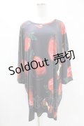 NieR Clothing / プリントBIG CUTSEW  黒 H-25-05-13-1059-PU-TO-KB-ZH