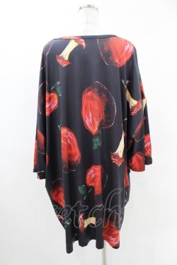 画像2: NieR Clothing / プリントBIG CUTSEW  黒 H-25-05-13-1059-PU-TO-KB-ZH