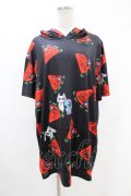 NieR Clothing / 半袖プルパーカー  黒 H-25-05-13-1060-PU-TO-KB-ZH