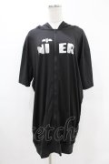 NieR Clothing / 半袖ZIPパーカー  黒 H-25-05-13-1062-PU-TO-KB-ZH