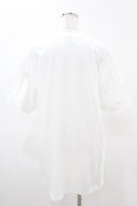 画像2: NieR CLOTHING / プリント半袖CUTSEW XL 白 H-25-08-17-022-PU-TO-KB-ZT495 (2)