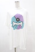 NieR Clothing / プリントCOTTON CUTSEW  白 H-25-05-13-1009-PU-TO-KB-ZH