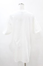 画像2: NieR CLOTHING / プリントCOTTON CUTSEW  白 H-25-08-17-023-PU-TO-KB-ZT495 (2)